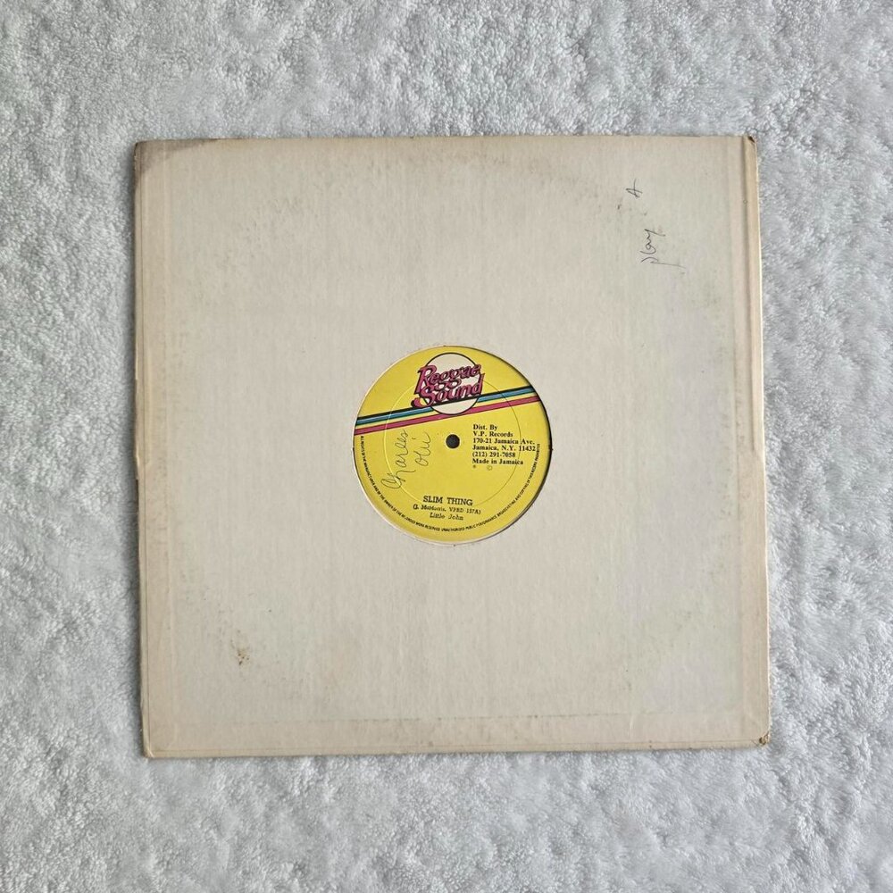 Ease Up Fattie x The Meditations / Slim Thing 7" x Little John Vinyl Record - Picture 3 of 4
